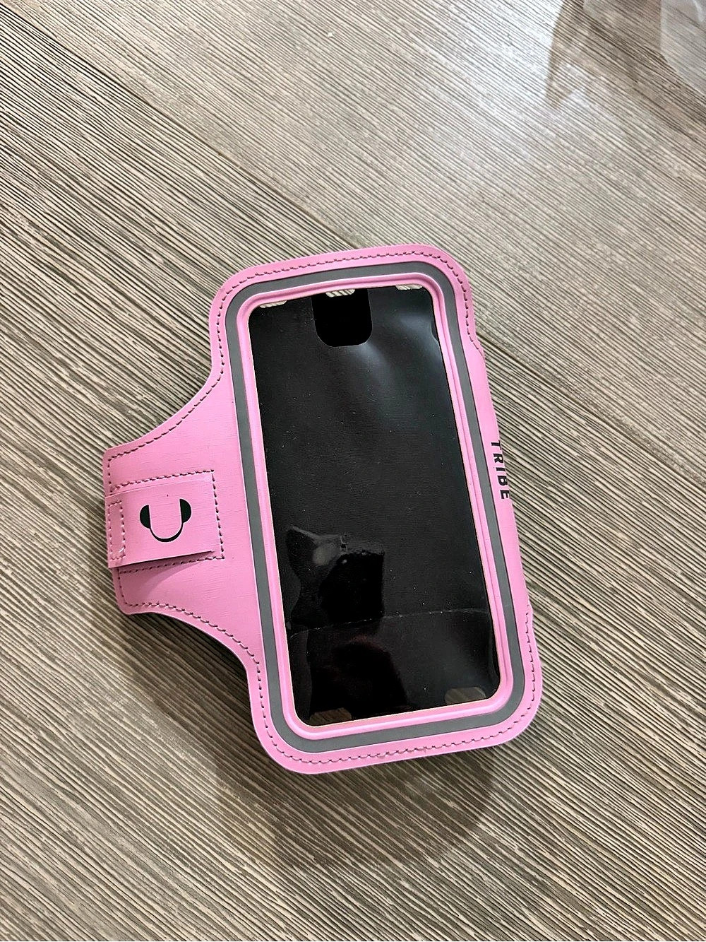 Tribe Water Resistant Cell Phone Running Armband Pink & Black